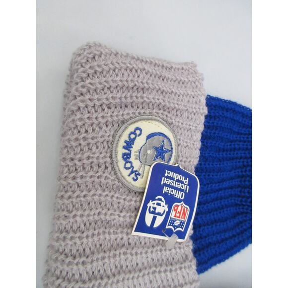 Lot (4) NWT Vintage DALLAS COWBOYS Knit Winter Pom Beanie Hat 70s/80s main image 12